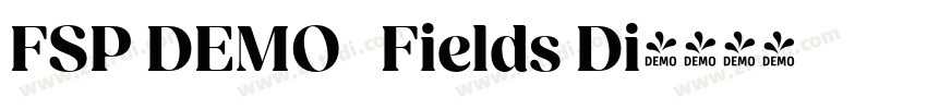 FSP DEMO   Fields Di字体转换